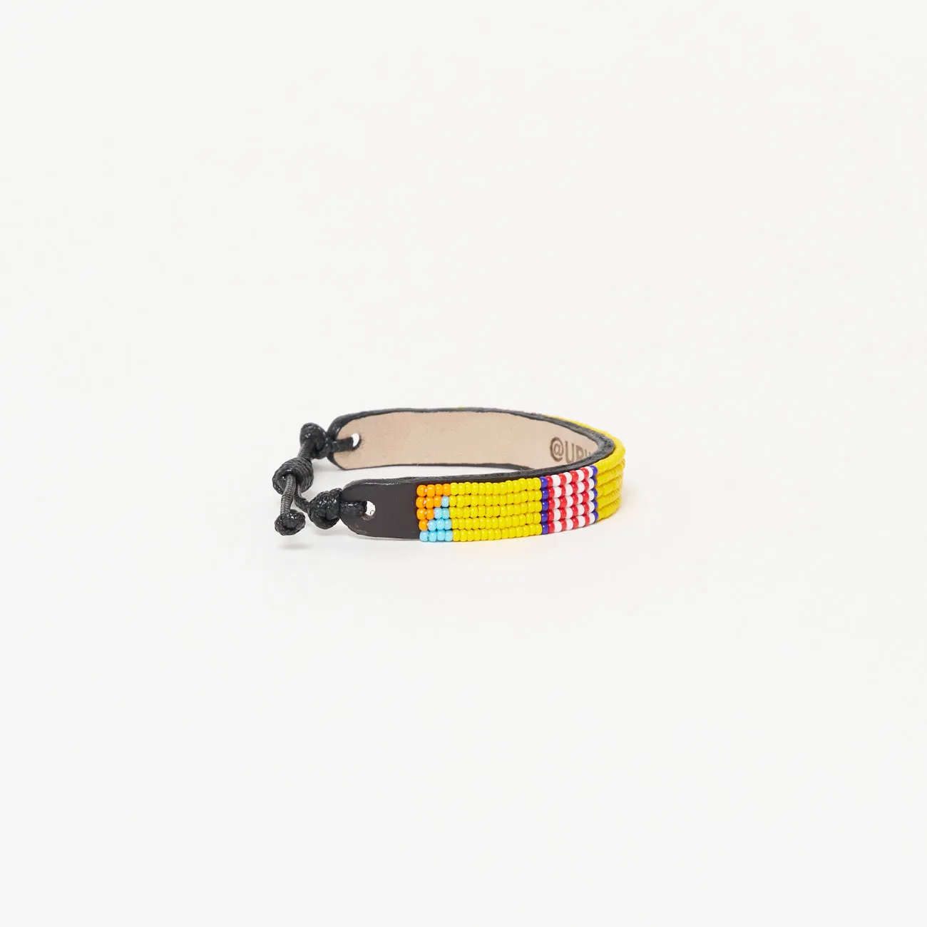 Stripe Bracelet - Yellow/Red/White