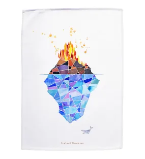 Tea towel - Fire and ice