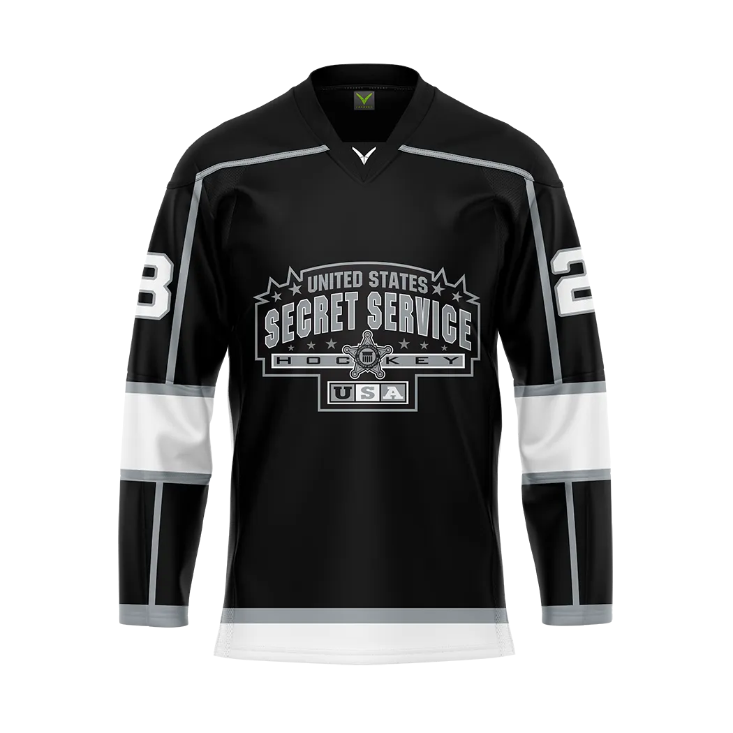 US Secret Service Black Sublimated Jersey