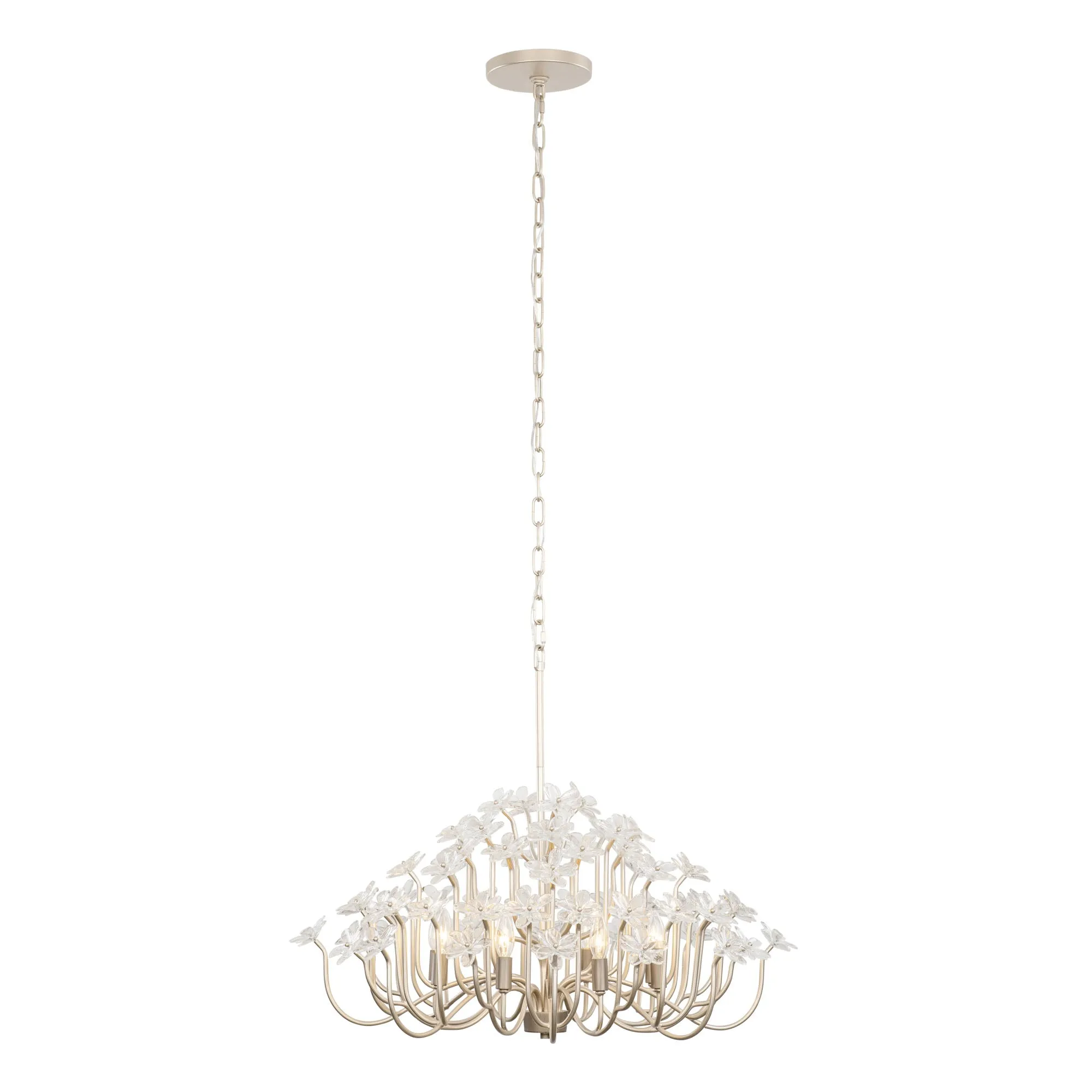 Wildflower 378C08GDAR 8-Light Chandelier - Gold Dust/Artifact