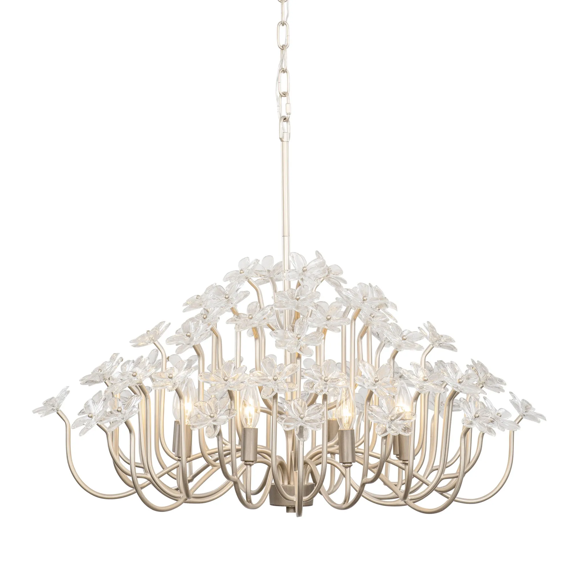 Wildflower 378C08GDAR 8-Light Chandelier - Gold Dust/Artifact