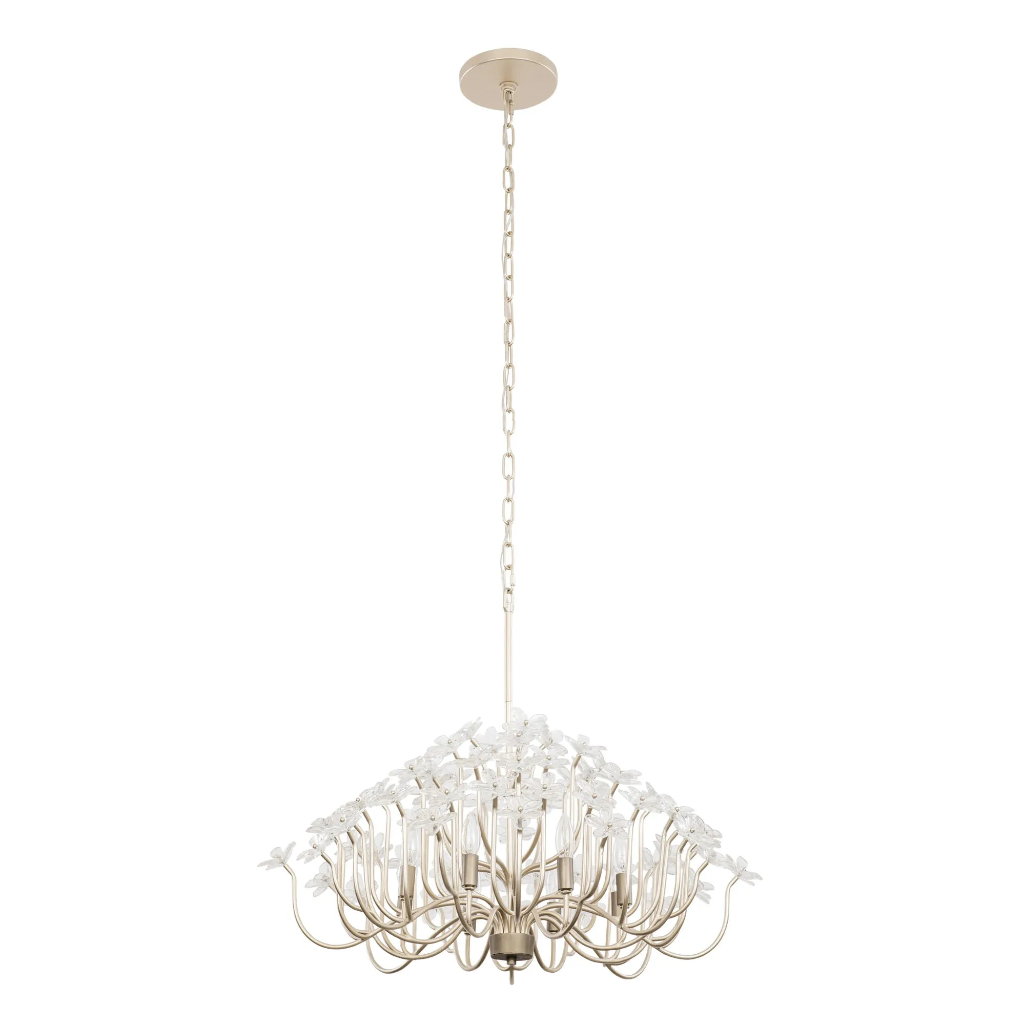 Wildflower 378C08GDAR 8-Light Chandelier - Gold Dust/Artifact