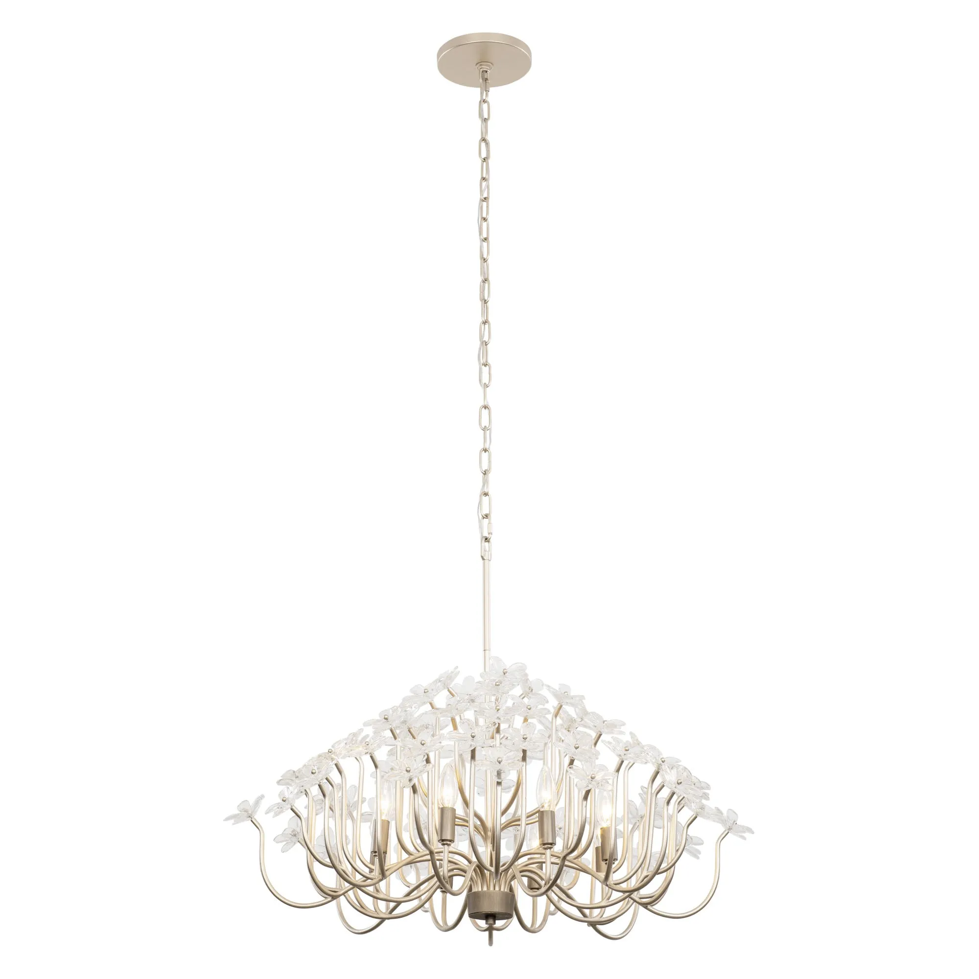 Wildflower 378C08GDAR 8-Light Chandelier - Gold Dust/Artifact