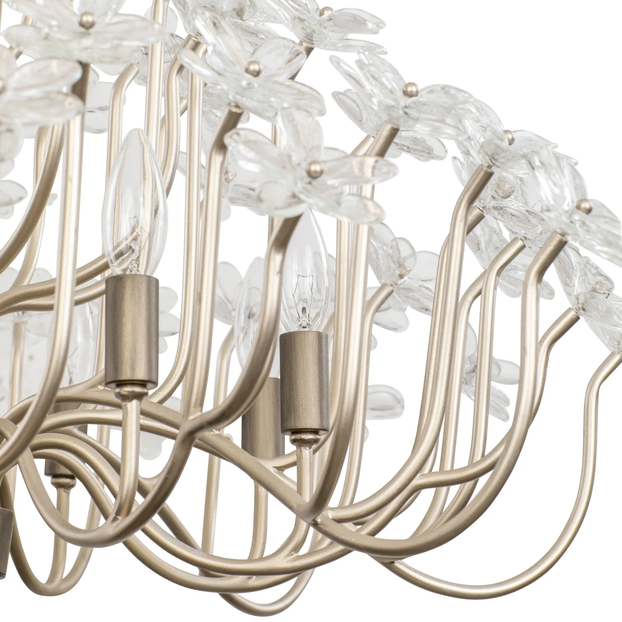 Wildflower 378C08GDAR 8-Light Chandelier - Gold Dust/Artifact