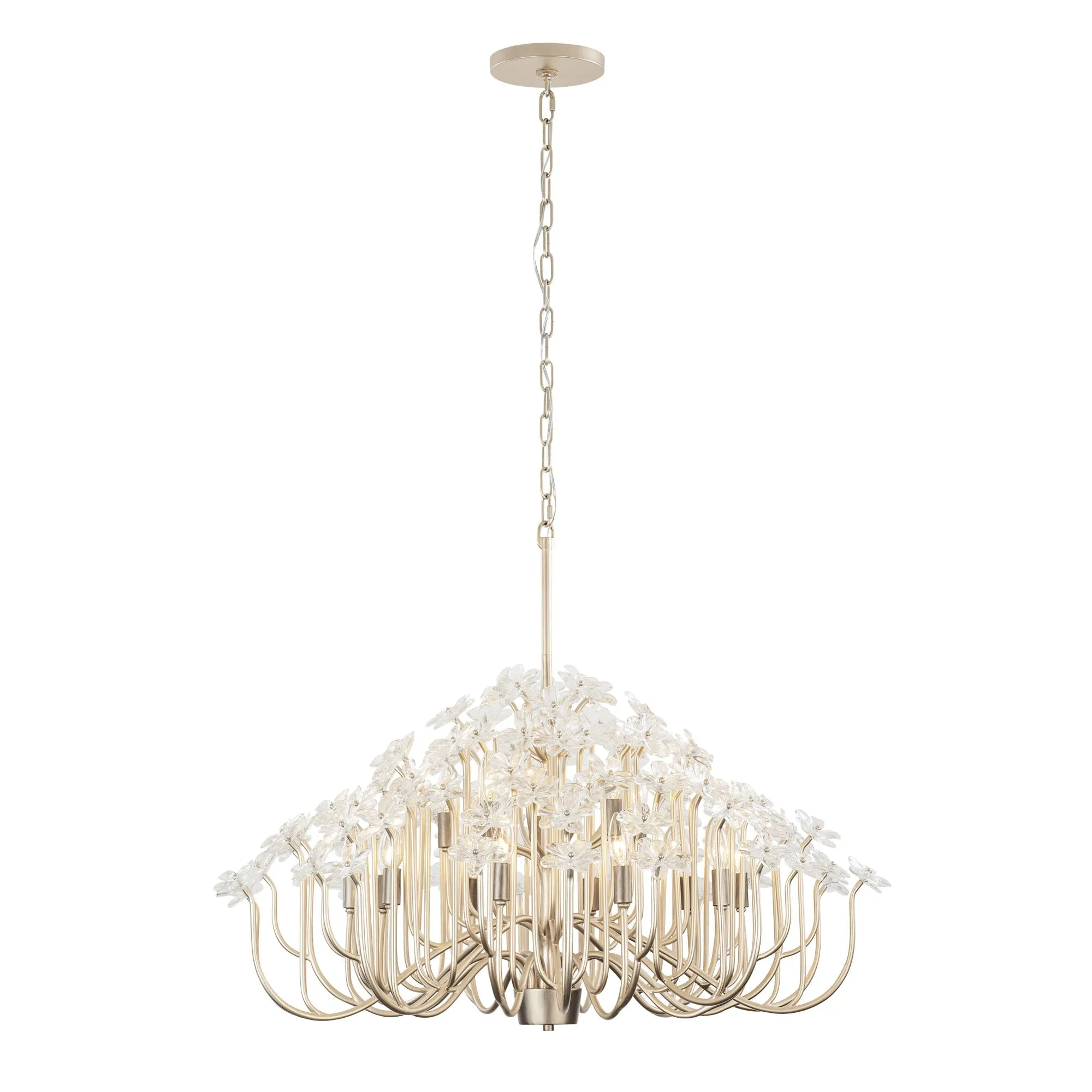 Wildflower 378C15GDAR 15-Light Chandelier - Gold Dust/Artifact