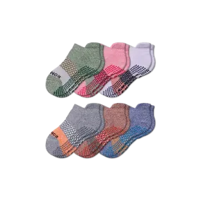 Youth Tri-Block Gripper Ankle Sock 6-Pack